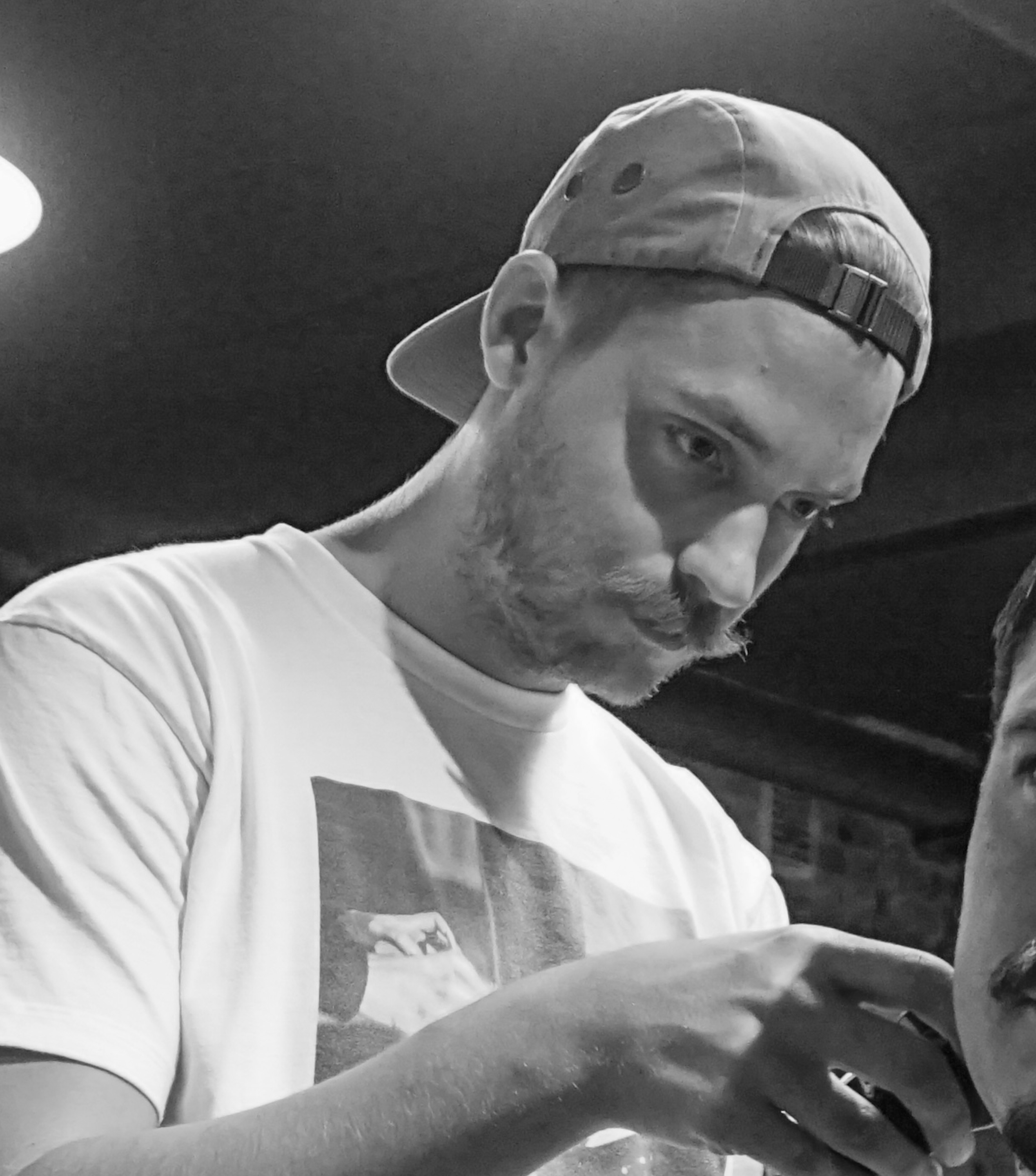 David Jonsson, junior barber at Kollektivet Hvitan